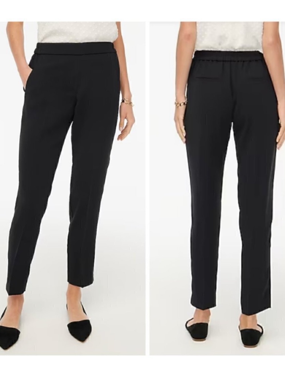 J. Crew Navy High-Rise Cropped Jamie Pants